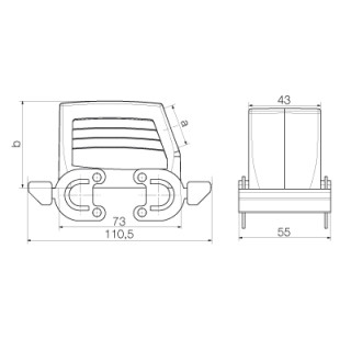 Корпус HDC 24D TSBO 1M32G