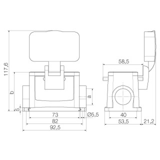 Корпус HDC 24D SDBO 2M25G