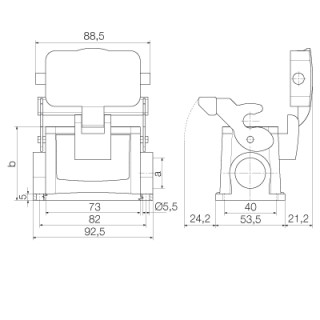 Корпус HDC 24D SDLU 2M32G