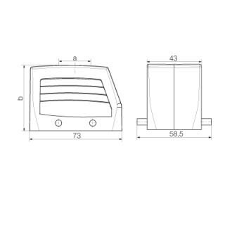 Корпус HDC 10B TOBU 1M25G