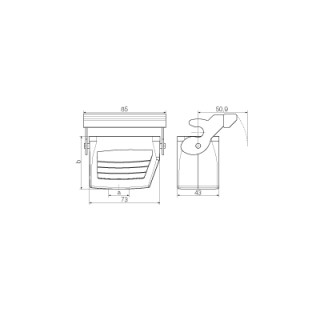 Корпус HDC 10B KLU 1M25G