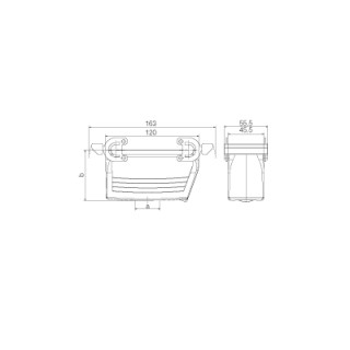 Корпус HDC 24B KBU 1M25G