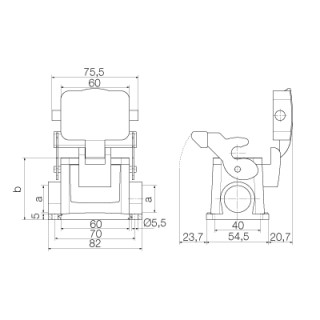 Корпус HDC 06B SDLU 2M20G