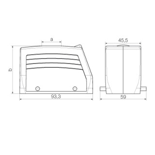 Корпус HDC 16B TOBU 1M25G