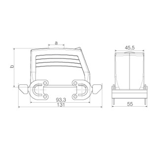 Корпус HDC 16B TOBO 1M25G