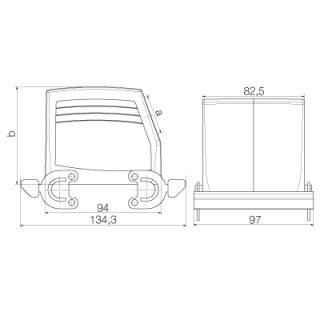 Корпус HDC 32B TSBO 1M32G