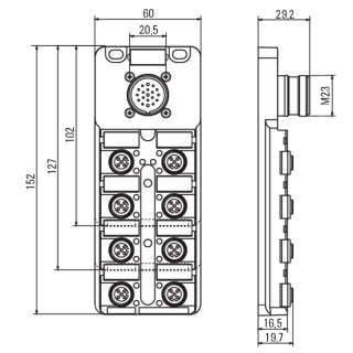 Электрические инструменты SAI-8-S 5P M12