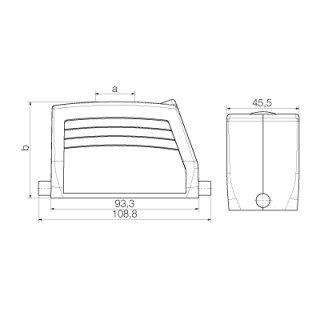 Корпус HDC 16B TOLU 1M32G