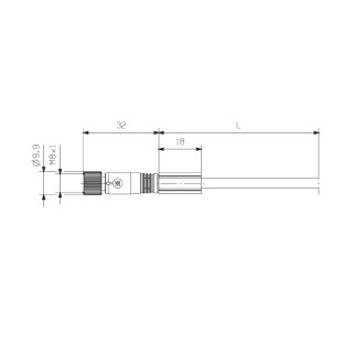 Круглые соед. разъемы|Прово SAIL-M8GM8G-3-1.0U