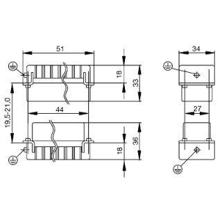 Промышленный разъём HDC HEE 10 MC