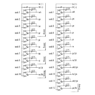 Passive Sensor-Actuator-Int SAI-4-F 3P M8 L 5M