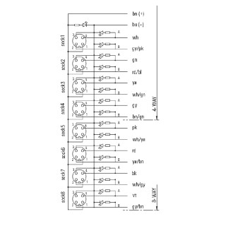 Концентратор сигналов, пасс SAI-8-F 4P M5 L10M