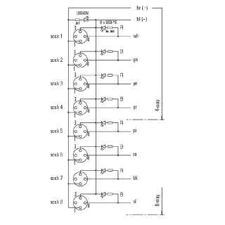 Passive Sensor-Actuator-Int SAI-4-F 3P M5 L10M