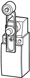 Концевой выключатель , 1НО +1 НЗ , регулируемый ролик