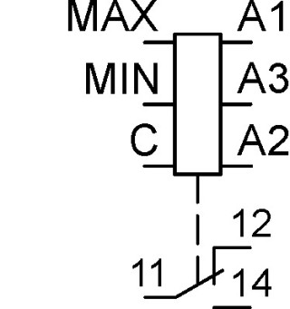 Реле контроля уровня, 110 - 130 V AC, 50/60 Hz, 0,1 - 1000 кОм