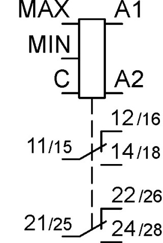 Реле контроля уровня, 24 - 240 V AC, 50/60 Hz, 24 - 240 V DC, 0,1 - 1000 кОм