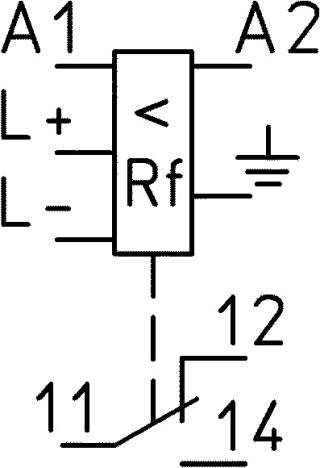 Реле контроля состояния изоляции, 0 - 250 V AC, 0 - 300 V DC, 1 - 100 кОм