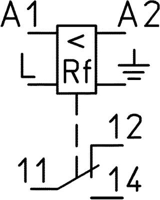 Реле контроля состояния изоляции, 0 - 400 V AC, 1 - 100 кОм