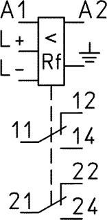 Реле контроля состояния изоляции, 0 - 400 V AC, 0 - 600 V DC, 1 - 100 кОм