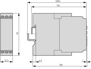 Реле измерения и контроля тока, 3 - 30 мА, 10 - 100 мА, 0,1 - 1 A, 24 - 240 V AC, 50/60 Hz, 24 - 240 V DC