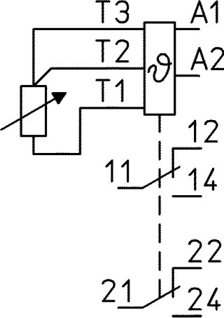 Термоэлектрическое реле, -50 - +50 °C, 24 - 240 V AC, 50/60 Hz, 24 - 240 V DC