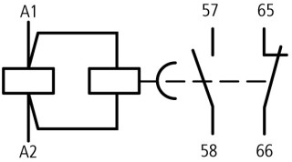 Таймер для DILM, 100-130 В AC, 0.1-100 c, с задержкой