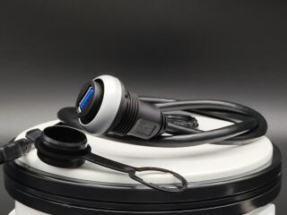 Разъем USB 3.0, лицевой монтаж