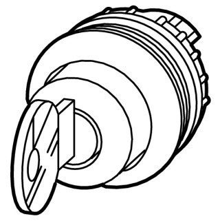 Управляющая головка с ключом, 2 положения, MS15