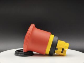 Кнопка аварийной остановки, 45мм, отмена поворотом