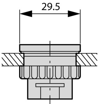 заглушка M30