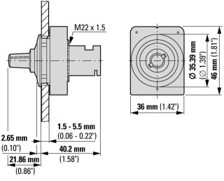 потенциометр M30, сопротивление 470кОм