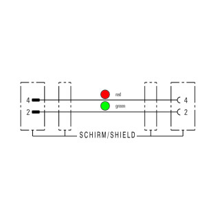 Круглые соед. разъемы|Прово SAIL-M12GM12G-PB-0.7D