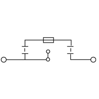 Клемма с предохранителем WSI 4/LD 30-70V AC/DC