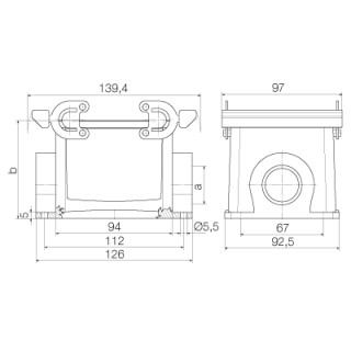 Корпус HDC 32B SBU 1M32G