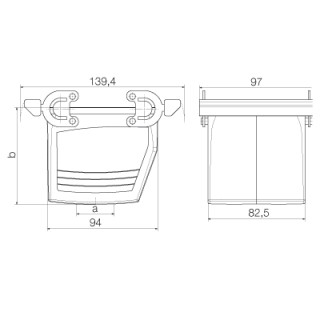 Корпус HDC 32B KBU 1M40G