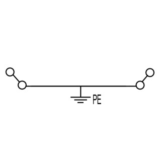 Клемма с заземлением WPE 4/ZZ