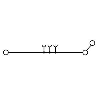 Проходная клемма WDU 4/ZR