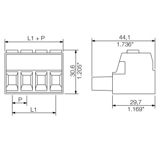 Штекерный соединитель печат BUZ 10.16HP/02/180 AG BK BX