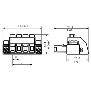 Штекерный соединитель печат BVZ 7.62HP/07/180SF SN BK BX