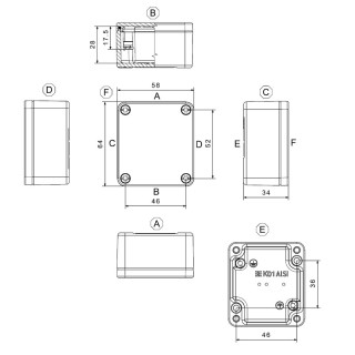 Корпус KLIPPON K01 VMQ RAL7001