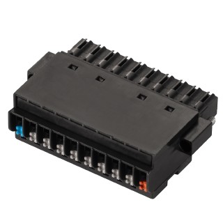 Штекерный соединитель печат BL-I/O 3.50/10F NPN LED SN BK BX