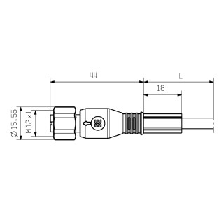 Круглые соед. разъемы|Прово SAIL-M12BG-VA-2/4-2.0U