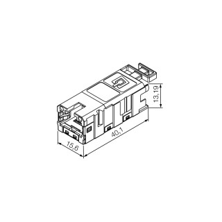 Матрица USB IE-BI-RJ45-FJ-A