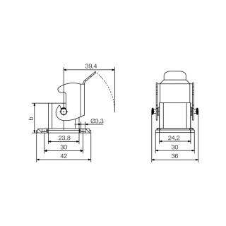 Корпус IE-BS-V05M-RJ45-FJ-A