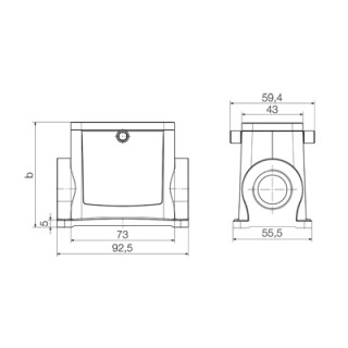 Корпус HDC 24D SZO 2PG21G