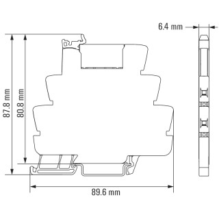 Реле безопасности TRS 24VDC 1CO AGSNO