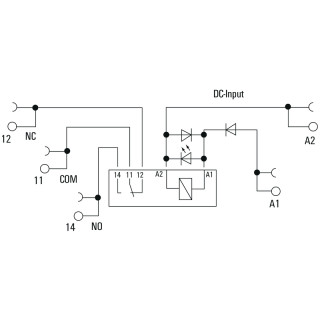 Реле безопасности TRS 12VDC 1CO C1D2