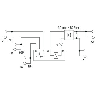 Реле безопасности TRS 120VACRC 1COAU C1D2