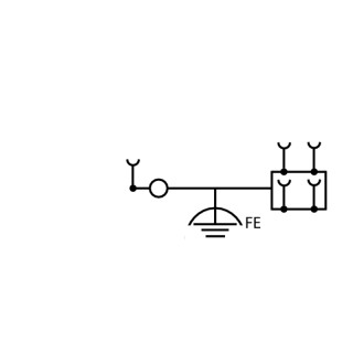 Проходная клемма AAP12 10 FE