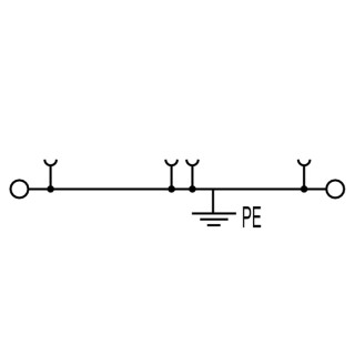 Клеммы PE A2C 2.5 PE /DT/FS